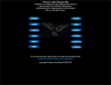 Tablet Screenshot of alienabductionhelp.com